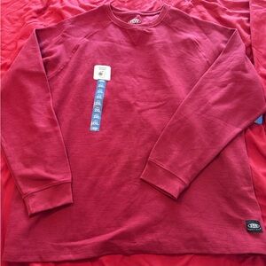 Classic Red Long Sleeve Shirt for Men